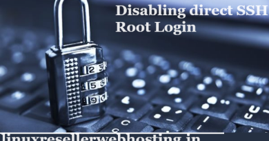 disbale ssh root login